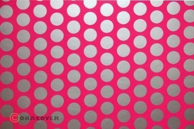 ORASTICK FUN 1 ROSE FLUO/ARGENT 2m