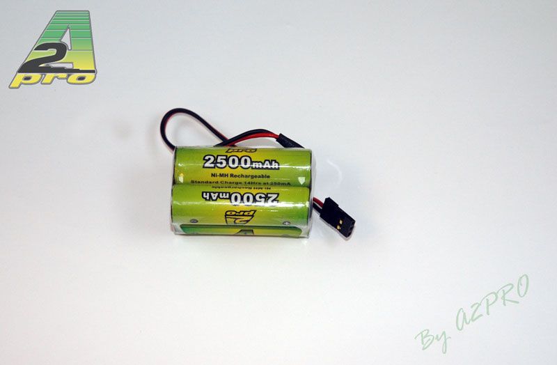PACK carr&eacute; Rx 4.8V 2500 mhA JR 4255B