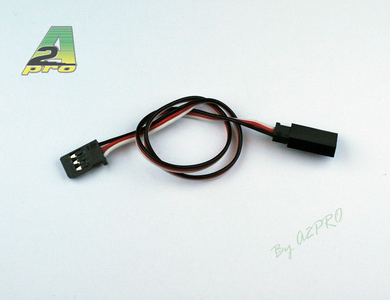 RALLONGE 25cm OR FUTABA 0.15&sup2;