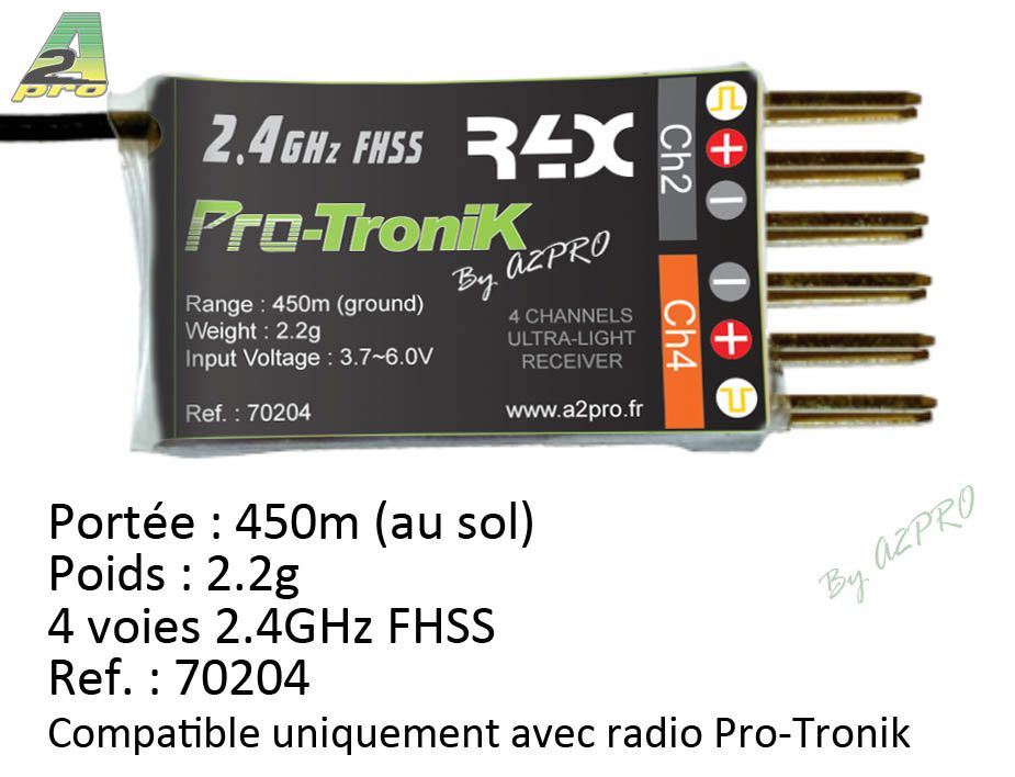 R&eacute;cepteur FHSS 4 voies