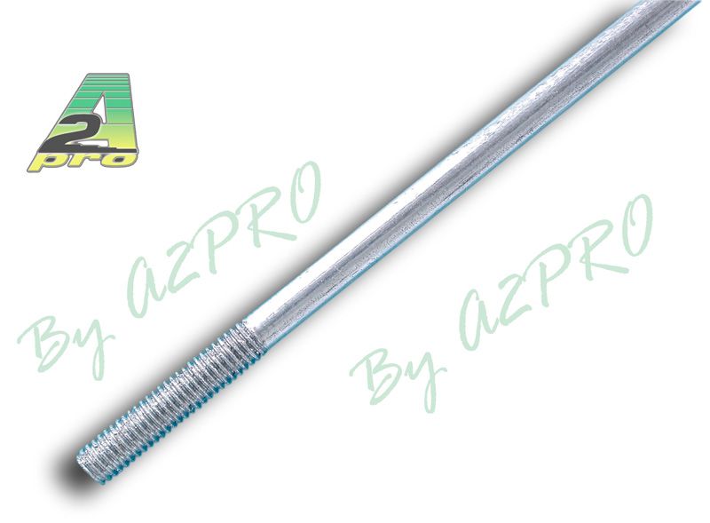 Tige 2,1mm / 1bout filet&eacute; M2,5 - 20cm (10 pcs)