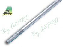 Tige 2,1mm / 1bout filet&eacute; M2,5 - 20cm (10 pcs)