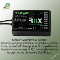 R�cepteur FHSS 8 voies