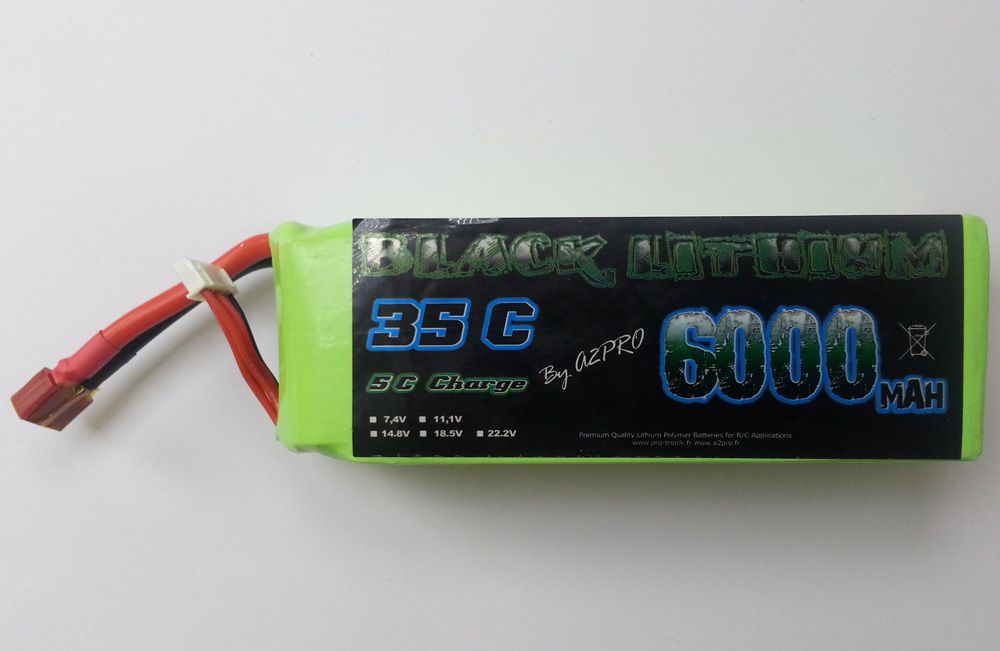 Black Lithium 6000mAh 35C 5S