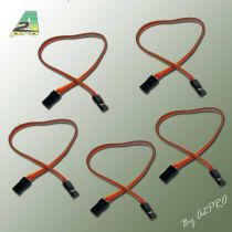 Adaptateur JR m&acirc;le/m&acirc;le 20cm pour Multirotor (5pcs)