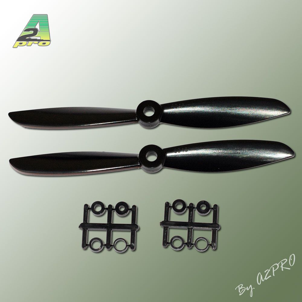 H&eacute;lice Gemfan SF 6x4,5 noir (2 pcs)