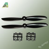 H&eacute;lice Gemfan SF 6x4,5 noir (2 pcs)