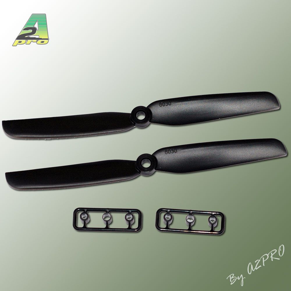 H&eacute;lice Gemfan SF 6x3 noir (2 pcs)