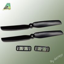 H&eacute;lice Gemfan SF 6x3 noir (2 pcs)