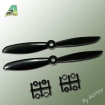H&eacute;lice Gemfan SF push 6x4,5 noir (2 pcs)