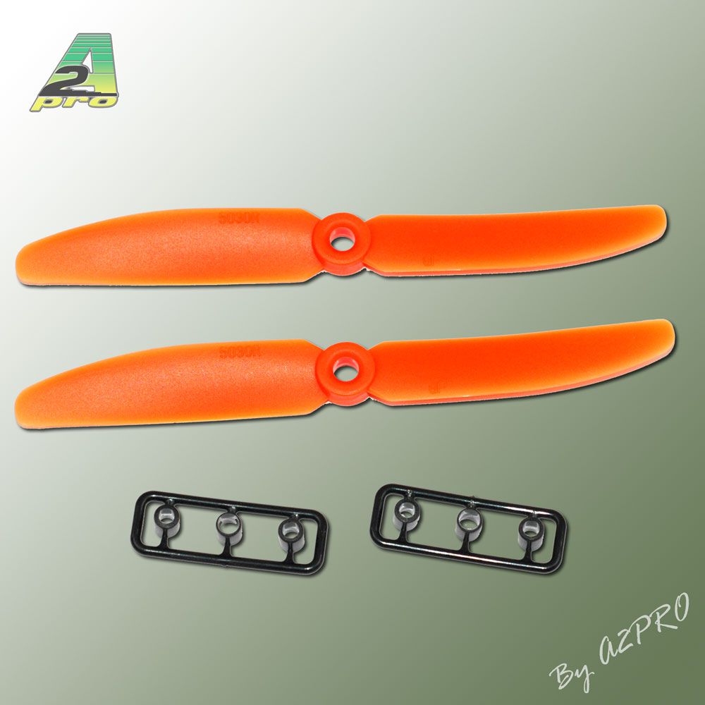 H&eacute;lice Gemfan SF push 5x4 orange (2 pcs)