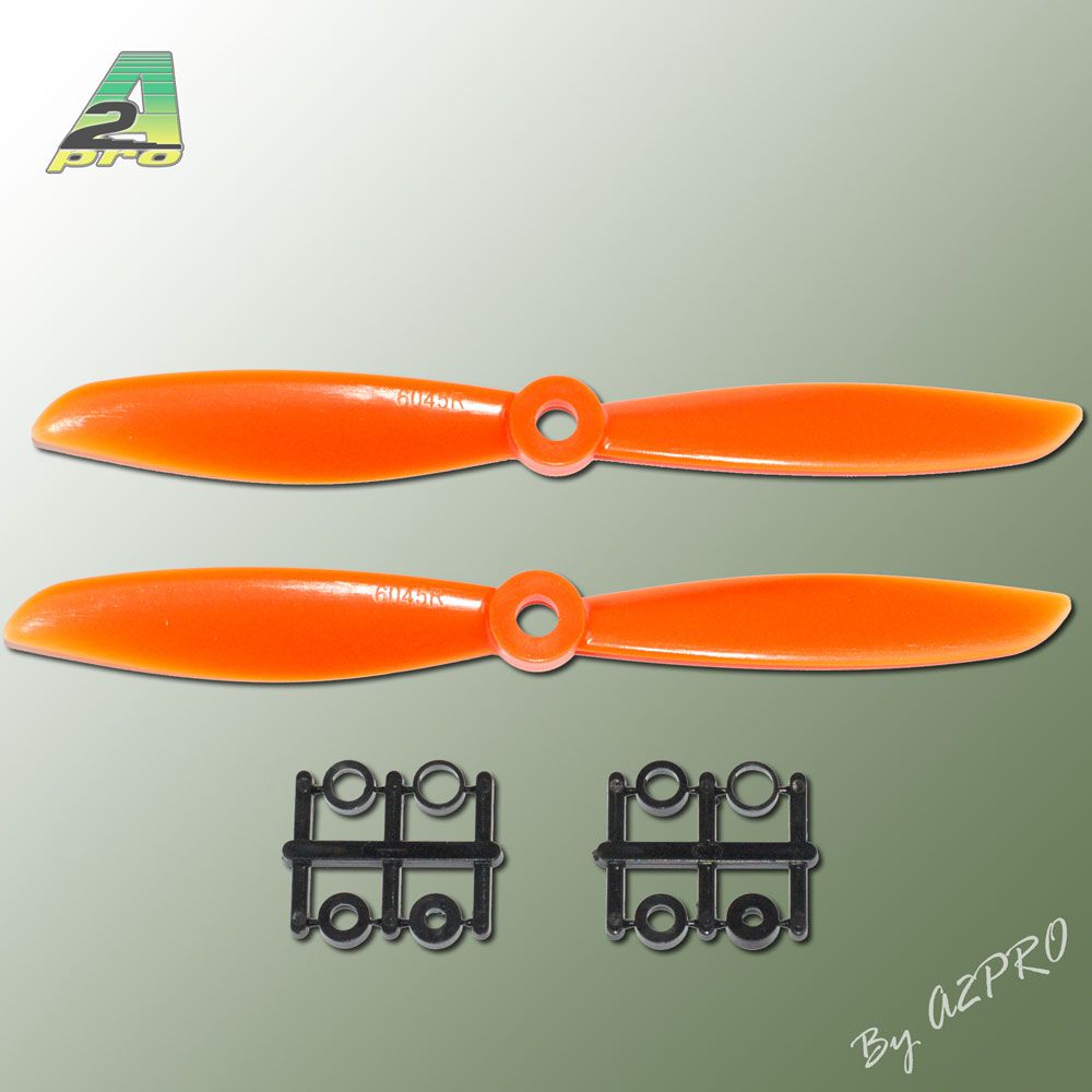 H&eacute;lice Gemfan SF push 6x4,5 orange (2 pcs)