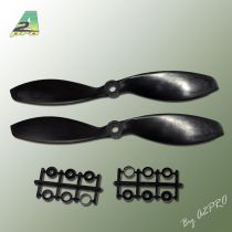 H&eacute;lice Gemfan SF 7x3,8 carbone (2 pcs)