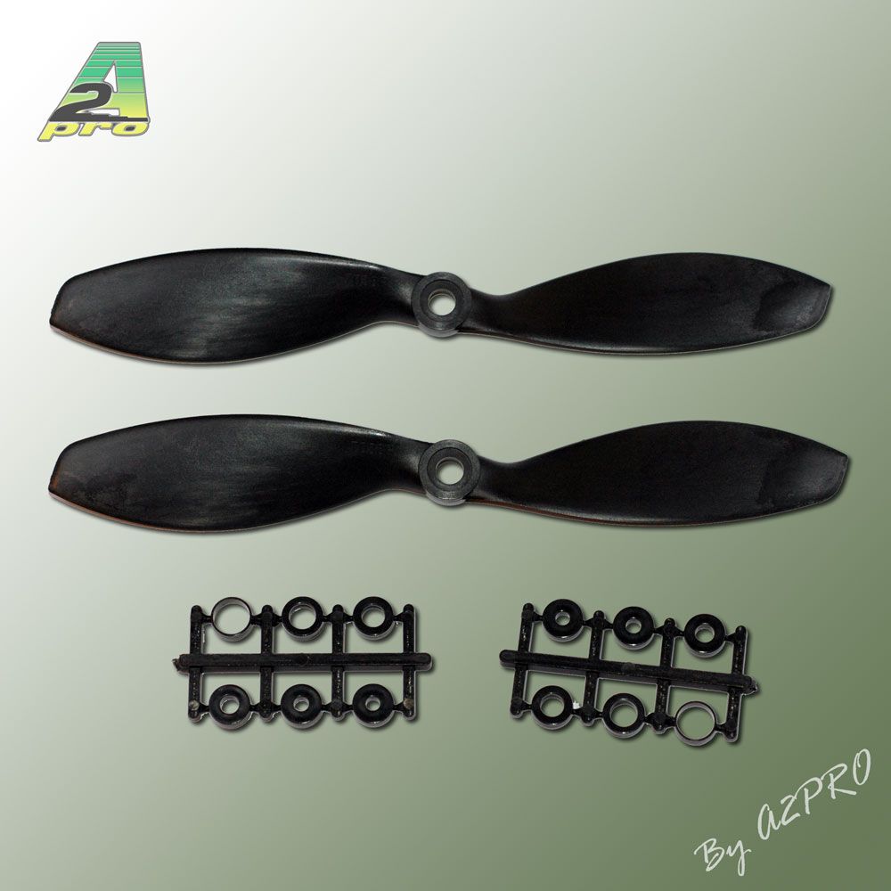 H&eacute;lice Gemfan SF push 7x3,8 carbone (2 pcs)