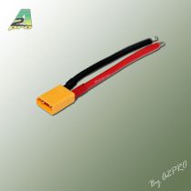 Cordon XT30 m&acirc;le avec fils 6 cm AWG16