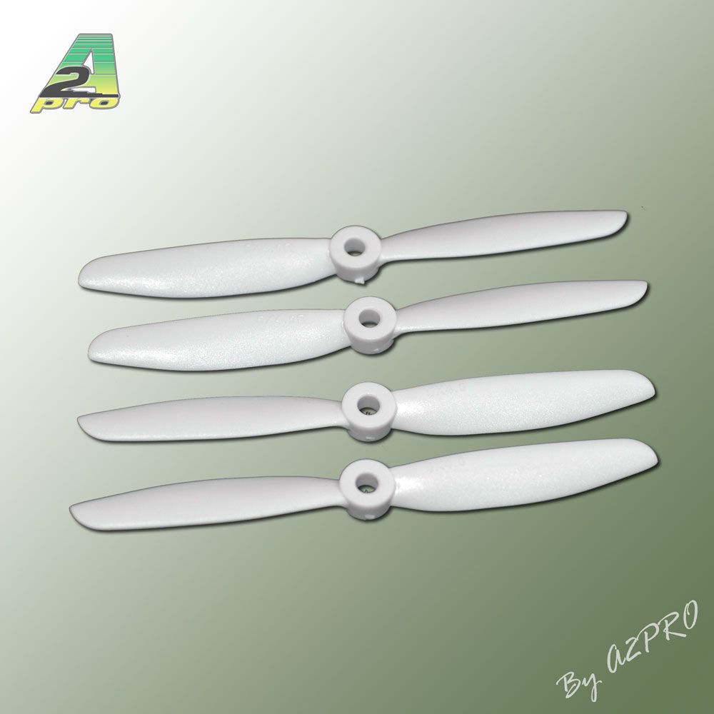 H&eacute;lice PTK (2 paire CW+ CCW)  5x4,5 blanc