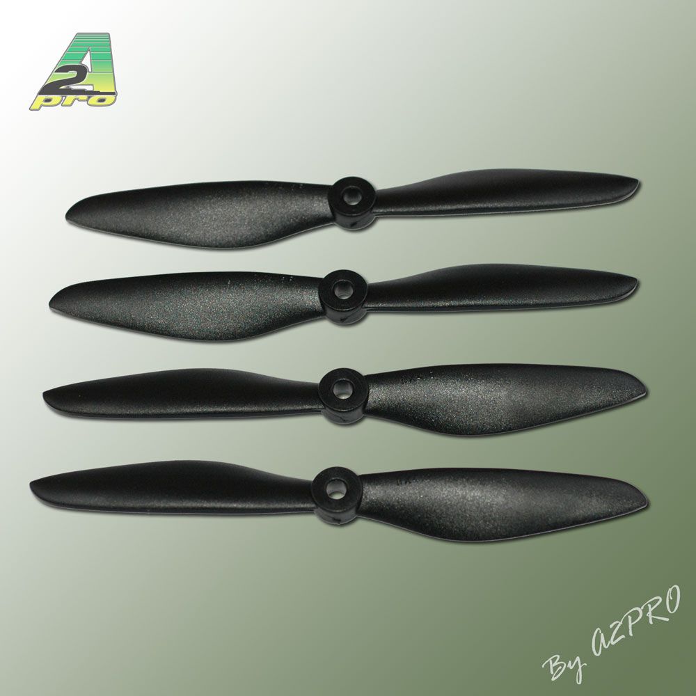 H&eacute;lice PTK (2 paire CW+ CCW)  6x4,5W noir