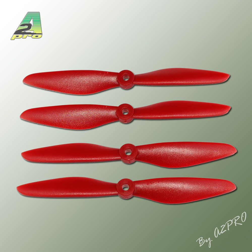 H&eacute;lice PTK (2 paire CW+ CCW)  6x4,5W rouge