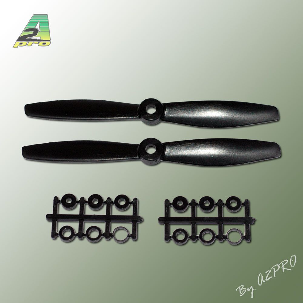 H&eacute;lice Gemfan fibre SF 6x4 demi bullnose noir (2 pcs)