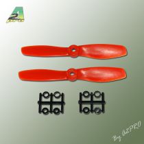 H&eacute;lice Gemfan PC 5x4,5 demi bullnose orange (2 pcs)