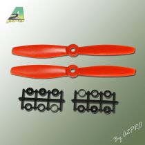 H&eacute;lice Gemfan fibre SF 6x4 push demi bullnose orange (2 pcs)