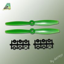 H&eacute;lice Gemfan fibre SF 6x4 demi bullnose vert (2 pcs)
