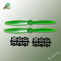 H&eacute;lice Gemfan fibre SF 6x4 push demi bullnose vert (2 pcs)