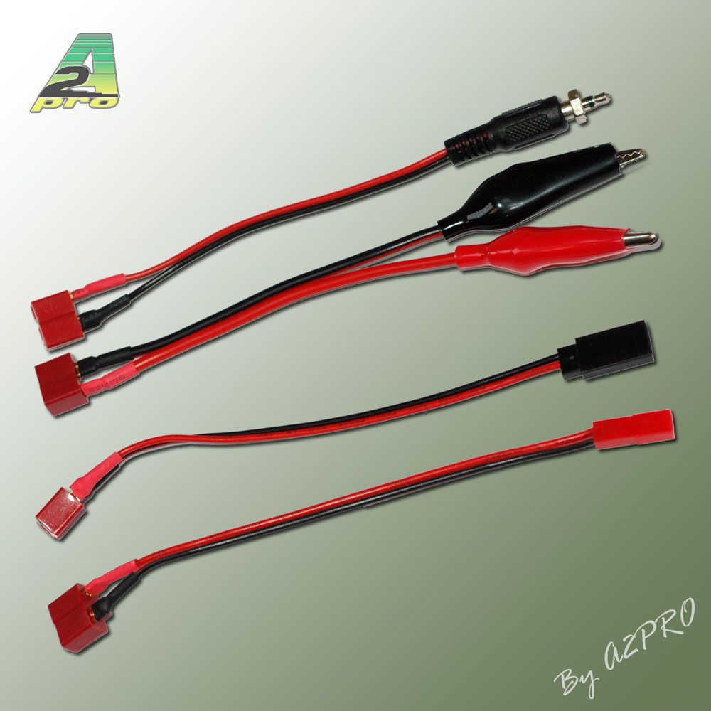 Adaptateur de charge Dean femelle vers JR/FUT/BEC/Socquet/P&iuml;nces croco
