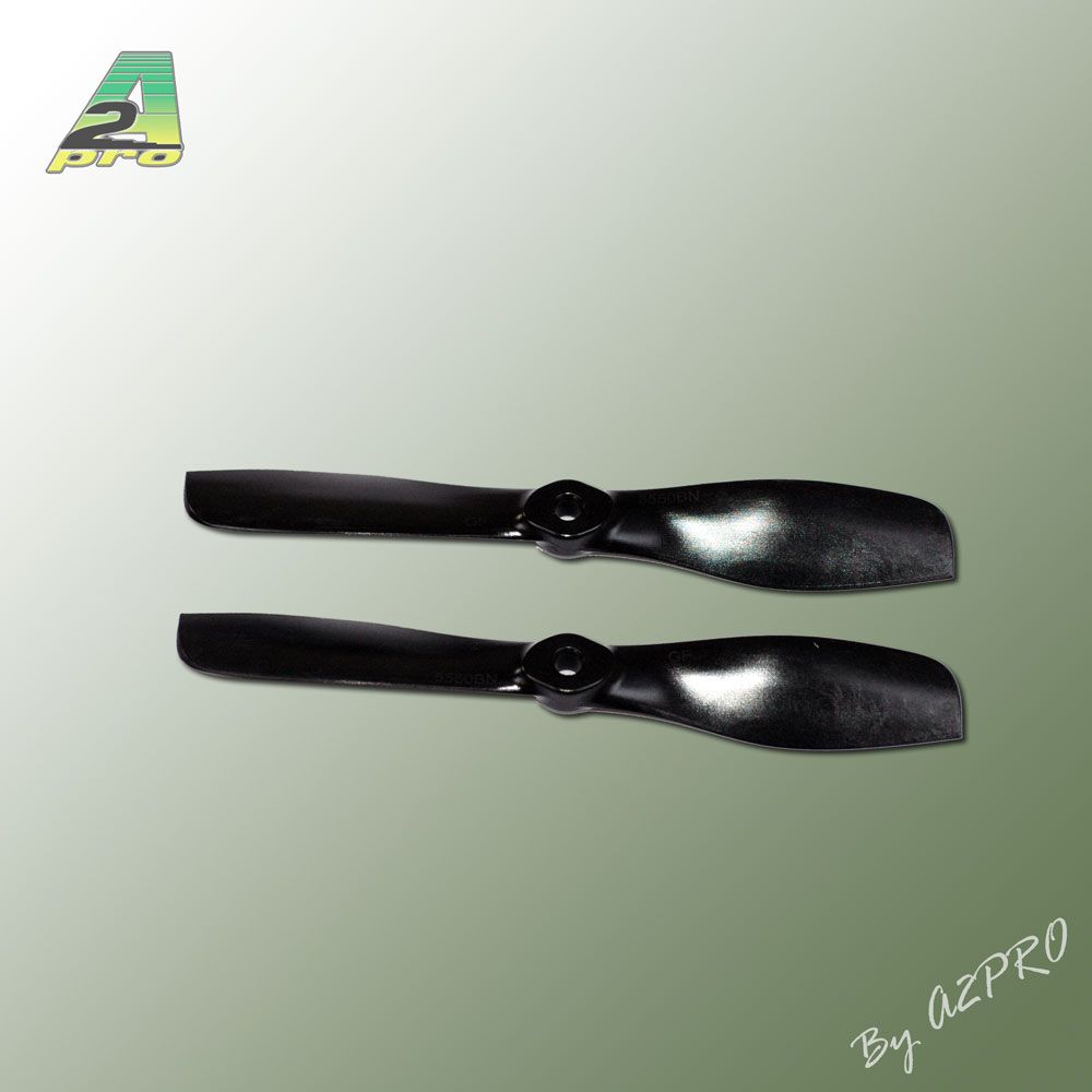 H&eacute;lice Gemfan fibre SF 5,5x5 demi bullnose noir (2 pcs)