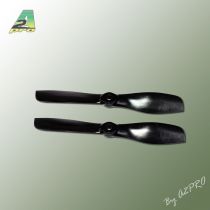 H&eacute;lice Gemfan fibre SF 5,5x5 demi bullnose noir (2 pcs)