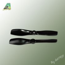 H&eacute;lice Gemfan fibre SF 5,5x5 push demi bullnose noir (2 pcs)