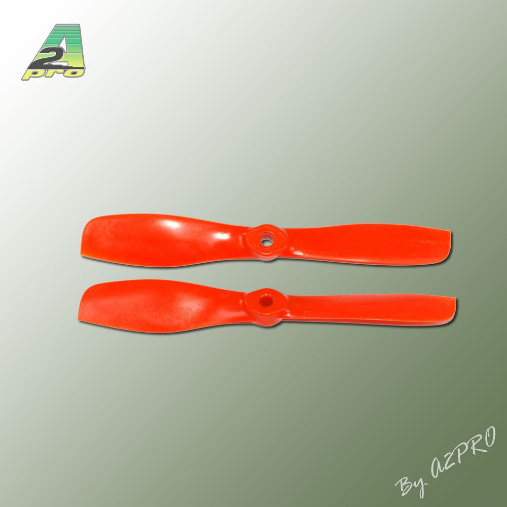 H&eacute;lice Gemfan fibre SF 5,5x5 push demi bullnose orange (2 pcs)