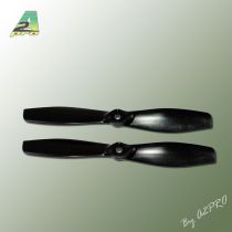 H&eacute;lice Gemfan PC 6x4,5 demi bullnose noir (2 pcs)