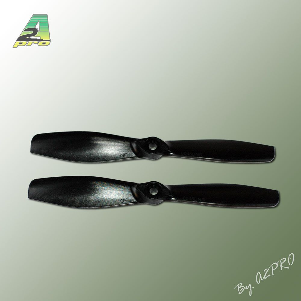H&eacute;lice Gemfan fibre SF 6x4,5 push demi bullnose noir (2 pcs)