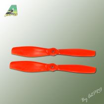 H&eacute;lice Gemfan fibre SF 6x4,5 push demi bullnose orange (2 pcs)