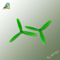 H&eacute;lice Gemfan Tripale  fibre 5x4,5 vert (2 pcs)