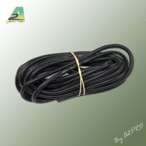 Fil silicone AWG9 - 6.63&sup2; noir (5m)