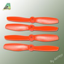 H�lice PTK fibre (2 paire CW+ CCW) 5x4,5 bullnose V2 orange