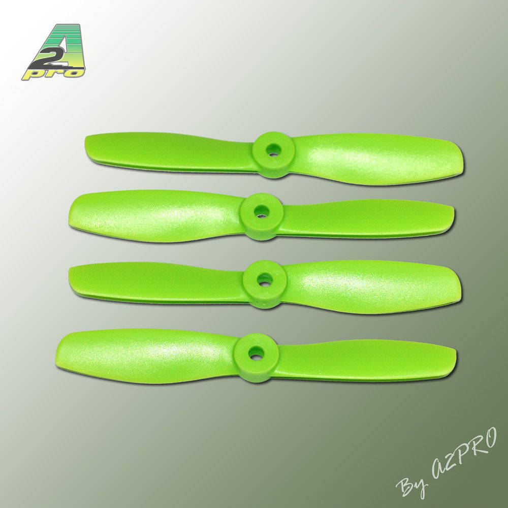 H&eacute;lice PTK fibre (2 paire CW+ CCW) 5x4,5 bullnose V2 vert