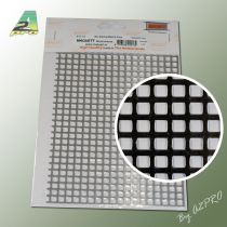 Grille aluminium 200x140x1,20mm maille de 5,00mm