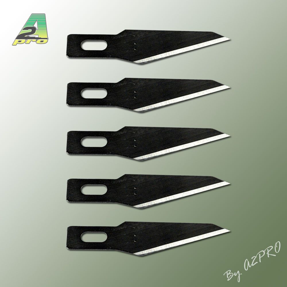 Lame droite pour couteau scalpel &oslash;8 (5 pcs)