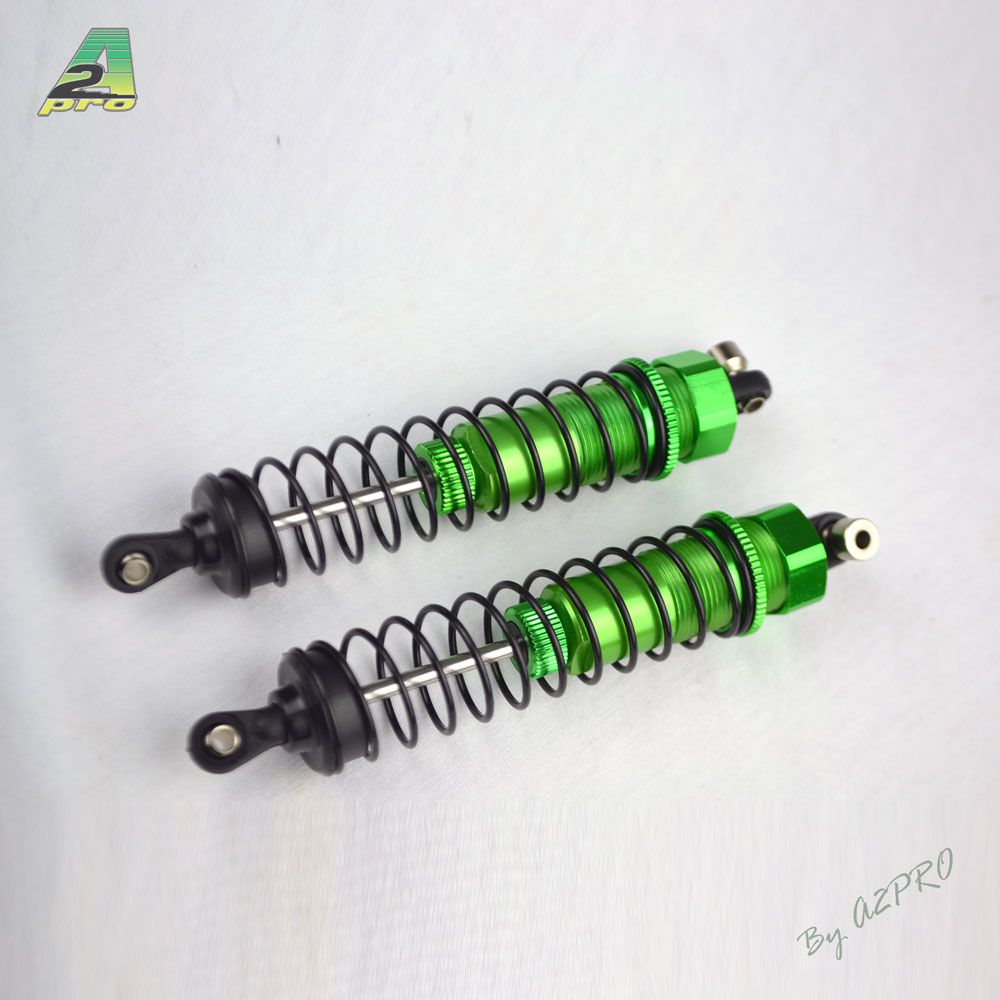 Amortisseur arri&egrave;re alu vert (2 jeux)