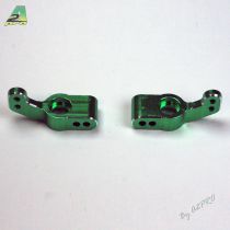 Porte-moyeu arri&egrave;re alu (2 pcs)