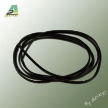 Liston caoutchouc carr&eacute; Ht 4mm Lg 2m