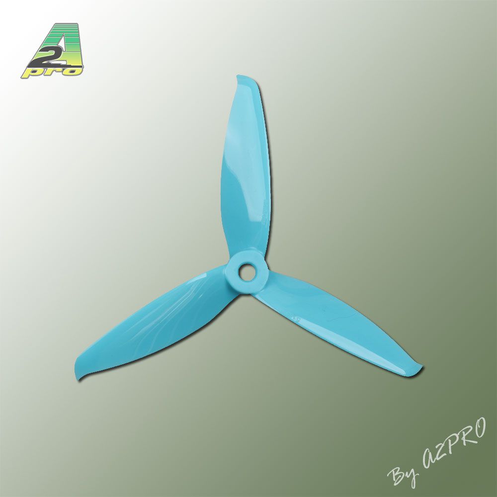H&eacute;lice Gemfan tripale bleu PC 5x5 (2 paires CW + CCW)