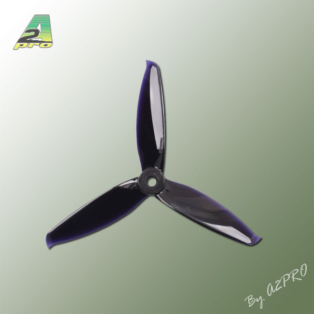 H&eacute;lice Gemfan tripale PC noir 5x5 (2 paires CW + CCW)