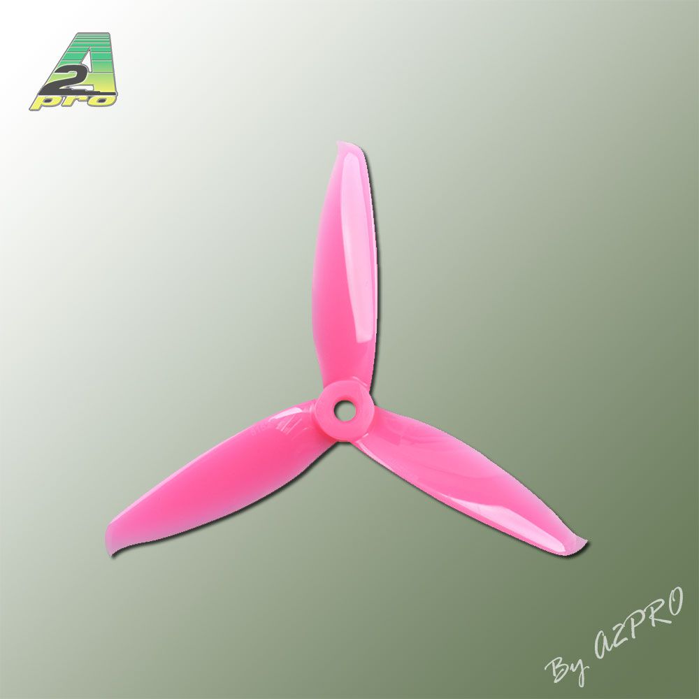 H&eacute;lice Gemfan tripale PC rose 5x5 (2 paires CW + CCW)