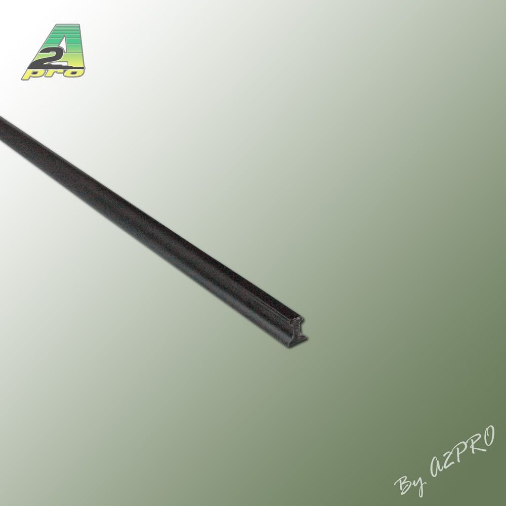 Profil&eacute; styr&egrave;ne Rail Lg 1m x 1,05mm scale H0(TT)