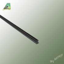 Profil&eacute; styr&egrave;ne Rail Lg 1m x 1,05mm scale H0(TT)