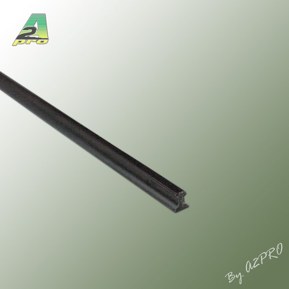 Profil&eacute; styr&egrave;ne Rail Lg 1m x 1,35mm scale (H0)